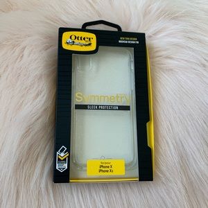 Otter box iPhone X/Xs phone case - clear glittery